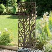 Celosa Decorativa en Metal - Bosque - 0,6 x 1,5 m